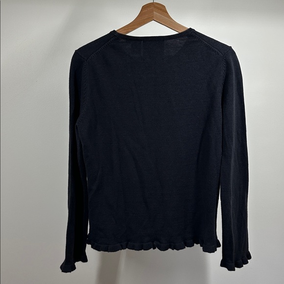 Michael Simon Black Sequin Ghost Top women’s - Picture 5 of 6